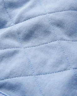 Clementine Gesteppte Reißverschlussjacke - Kornblumenblau