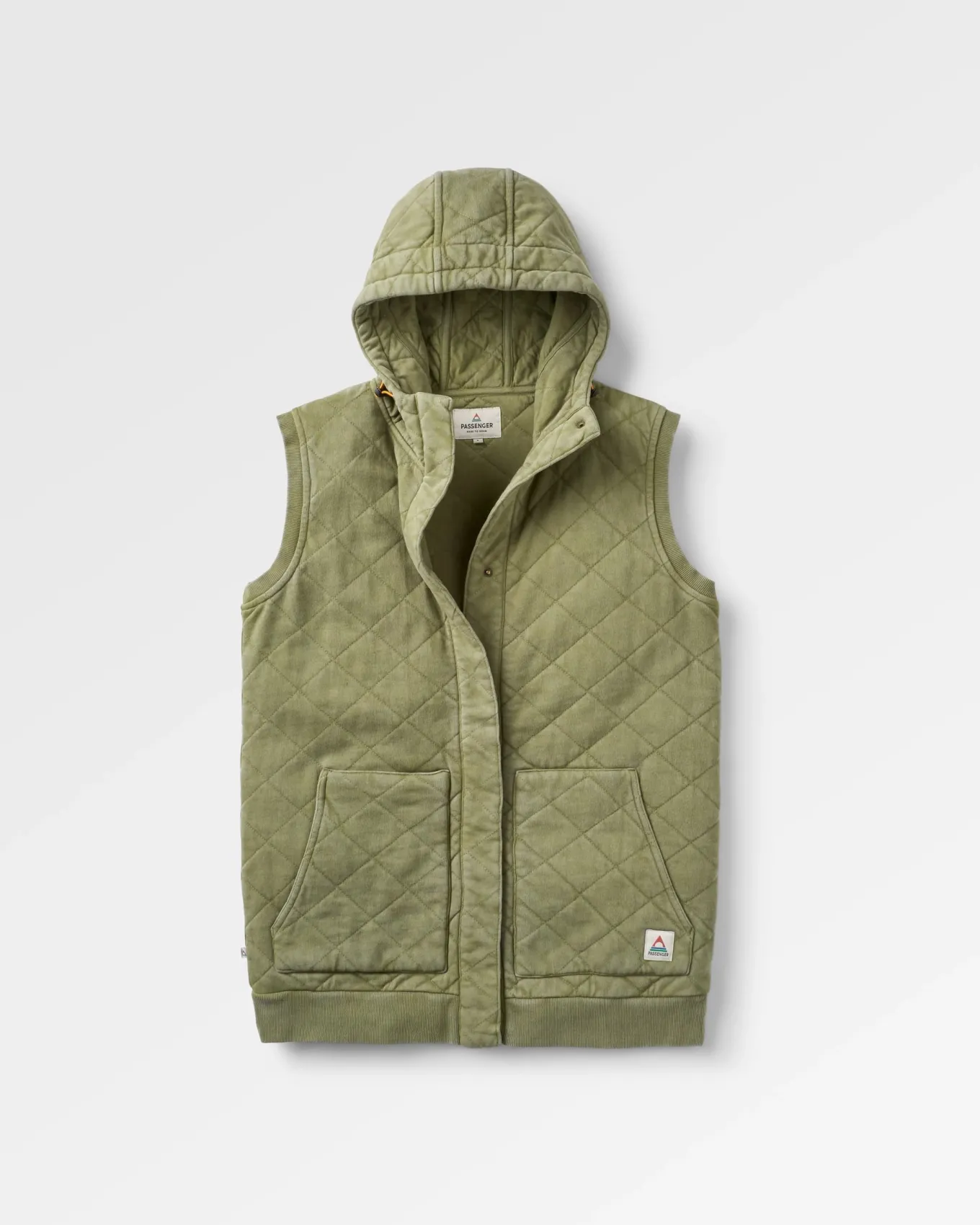 Clementine Recyceltes Gestepptes Top - Khaki
