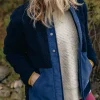 Clover 2.0 recyceltes Sherpa-Fleece - Tiefes Marineblau