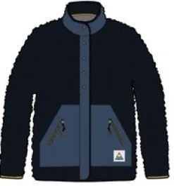 Clover 2.0 recyceltes Sherpa-Fleece - Tiefes Marineblau