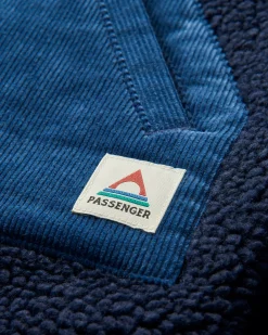 Clover 2.0 recyceltes Sherpa-Fleece - Tiefes Marineblau