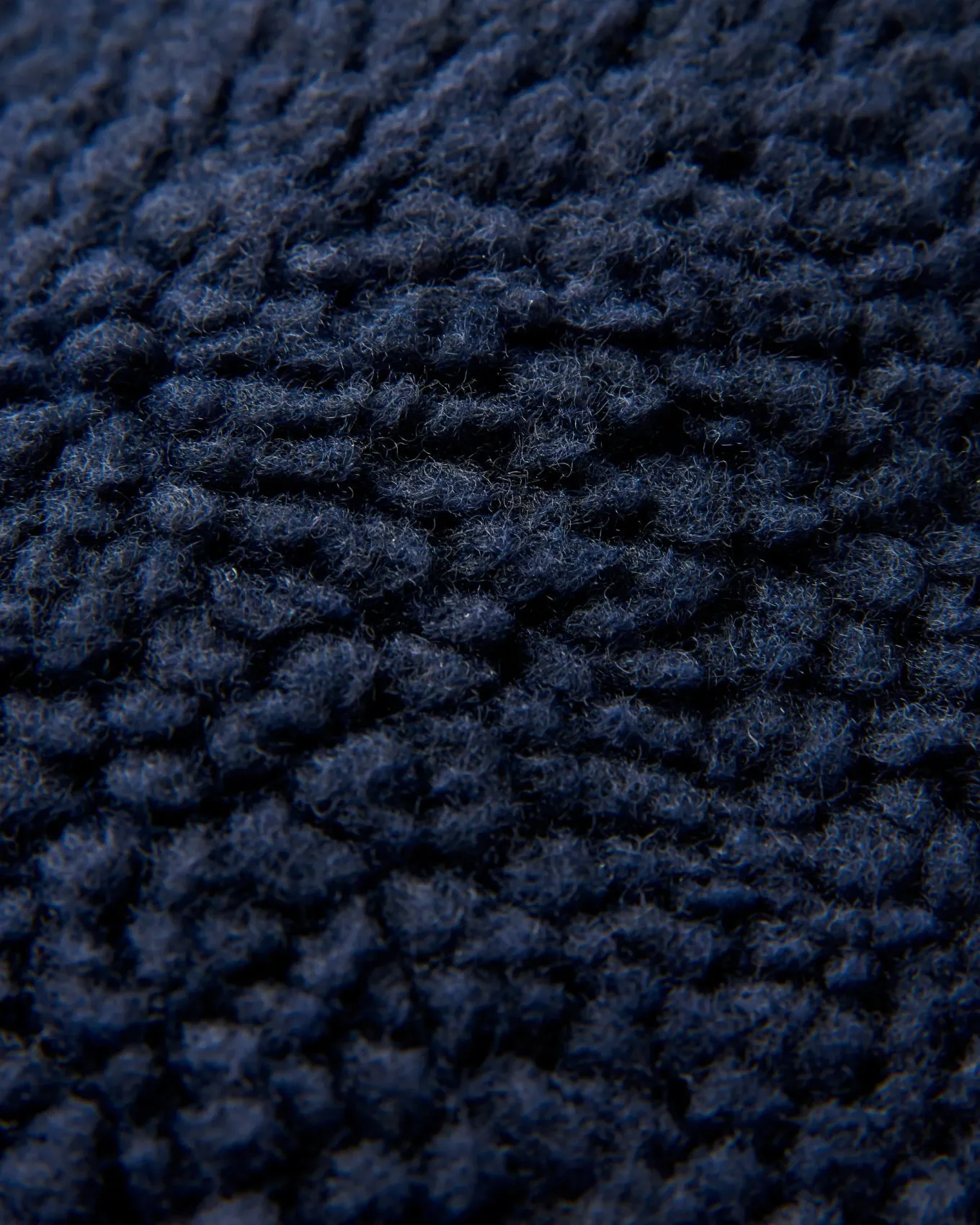 Clover 2.0 recyceltes Sherpa-Fleece - Tiefes Marineblau