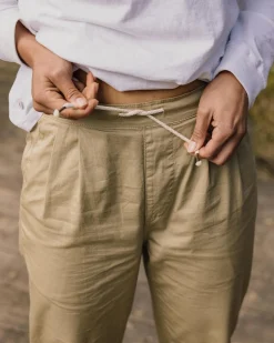 Compass elastische Taillenhose - Biskuit