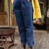 Compass Recycelte Cordhose - Dunkler Denim