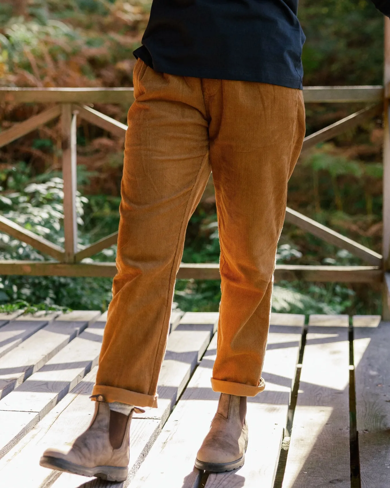 Compass Recycelte Cordhose - Kokosnuss