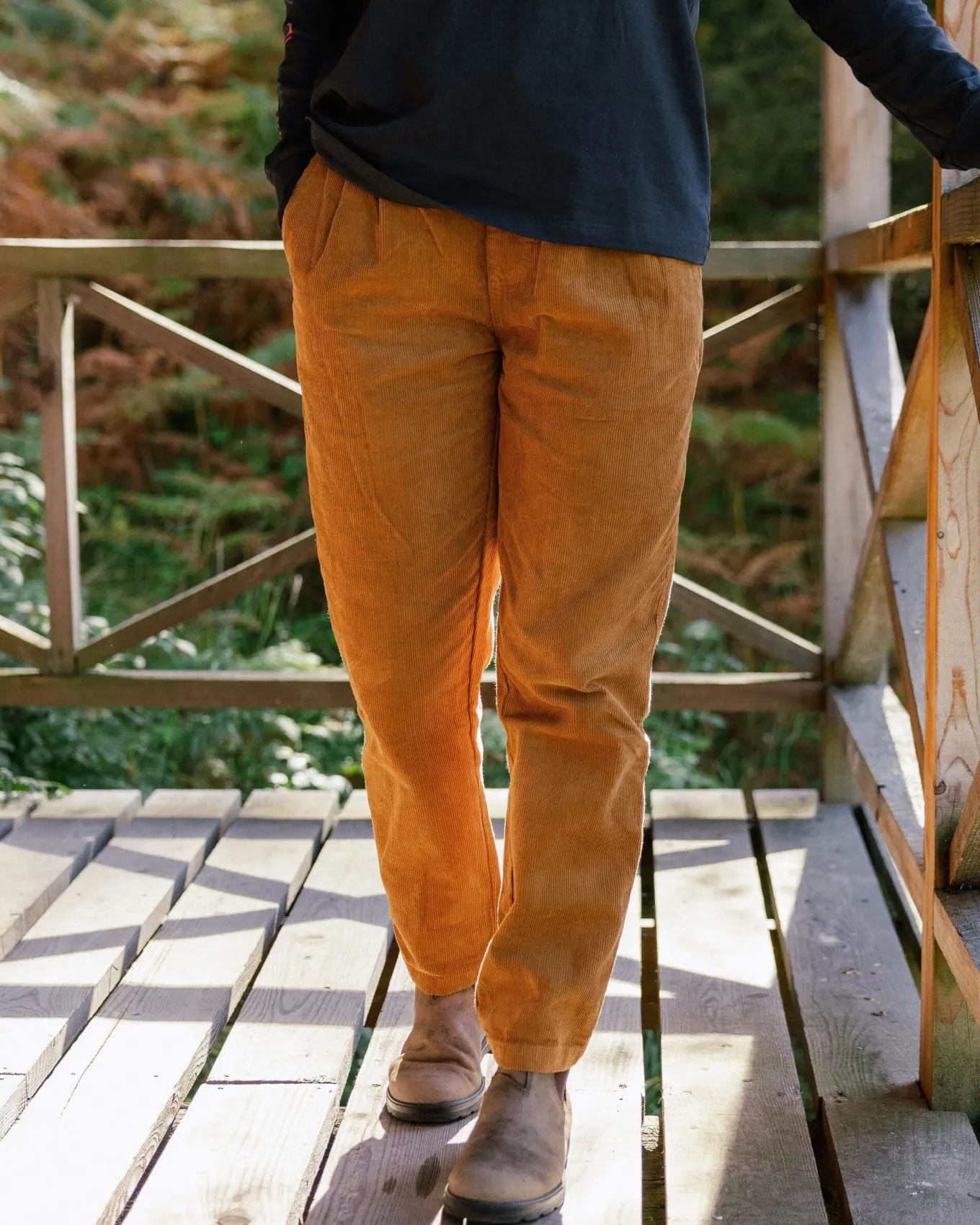Compass Recycelte Cordhose - Kokosnuss