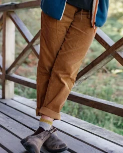 Compass Recycelte Cordhose - Kokosnuss