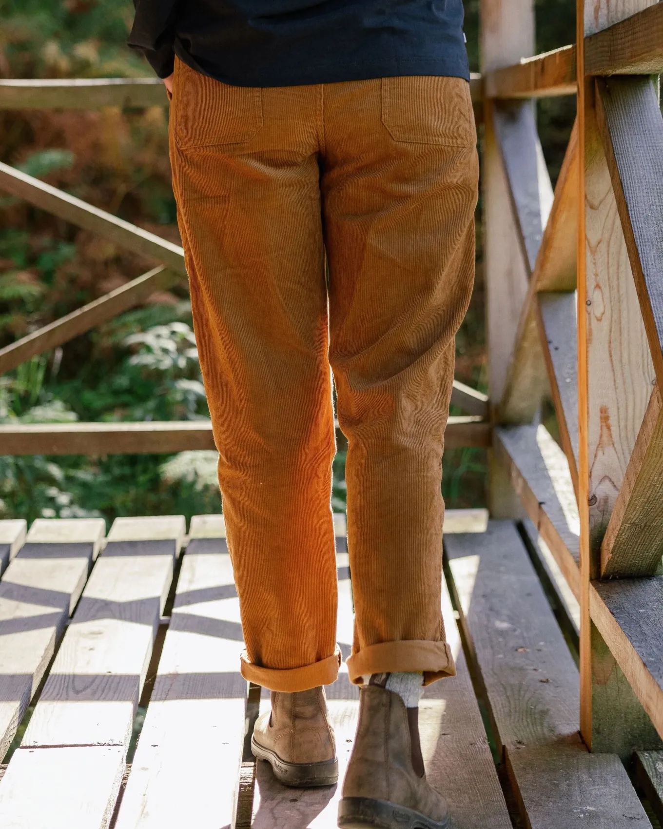 Compass Recycelte Cordhose - Kokosnuss