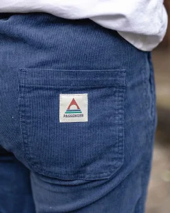 Compass Recycelte Cordhose - Dunkler Denim