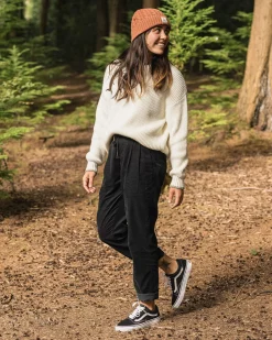 Compass Recycelte Cordhose - Schwarz