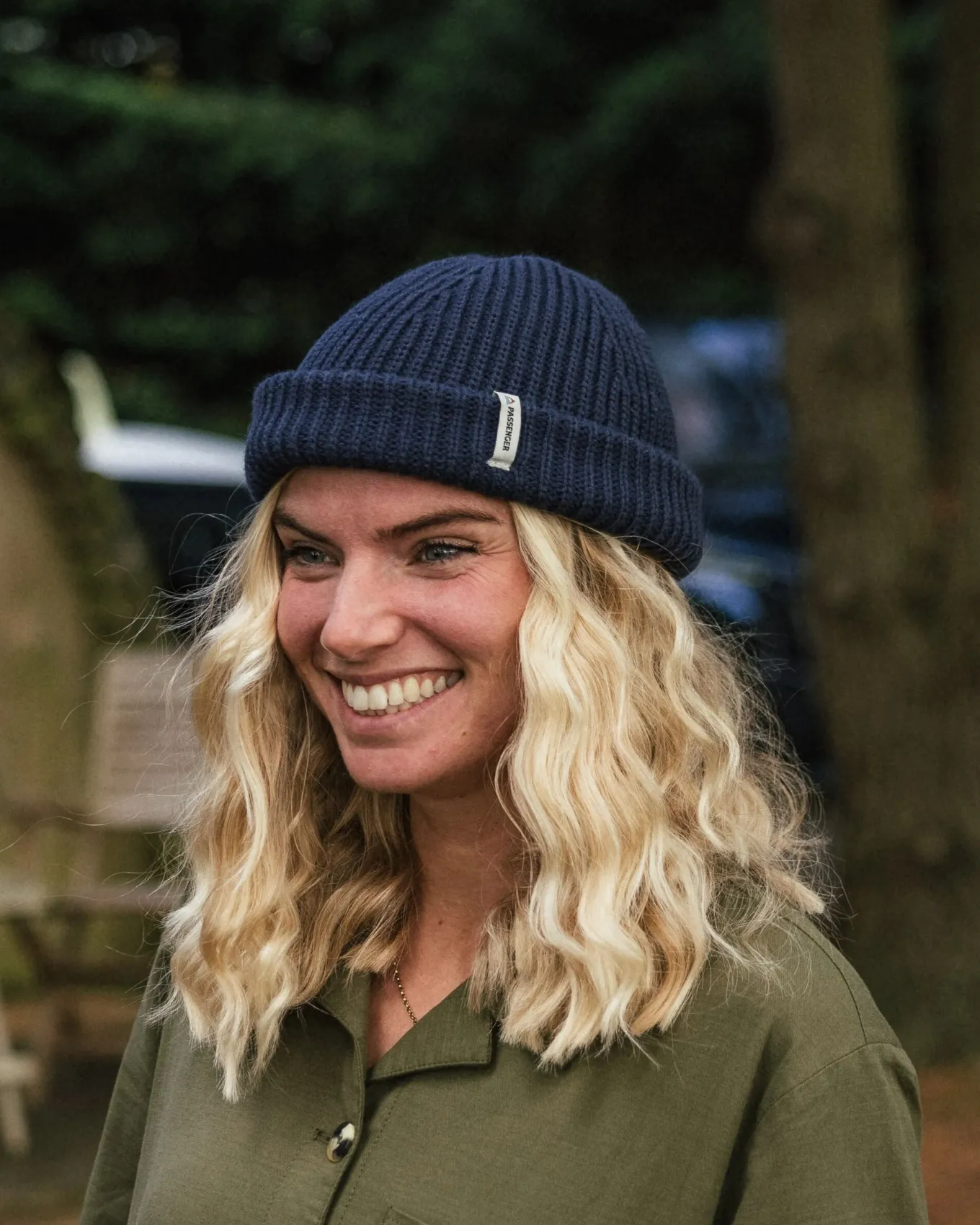 Compass Recycelte Mütze - Tiefes Marineblau
