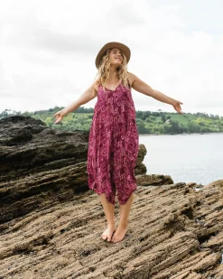 Copetín Jumpsuit - Vintage Patchwork Wein