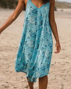 Copetín Jumpsuit - Vintage Patchwork Blau Pool