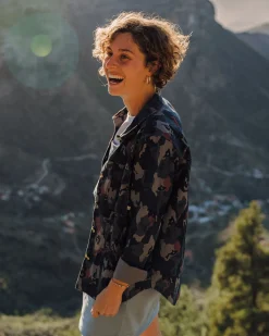 Coral Organic Langarmshirt - Ahorn Camo