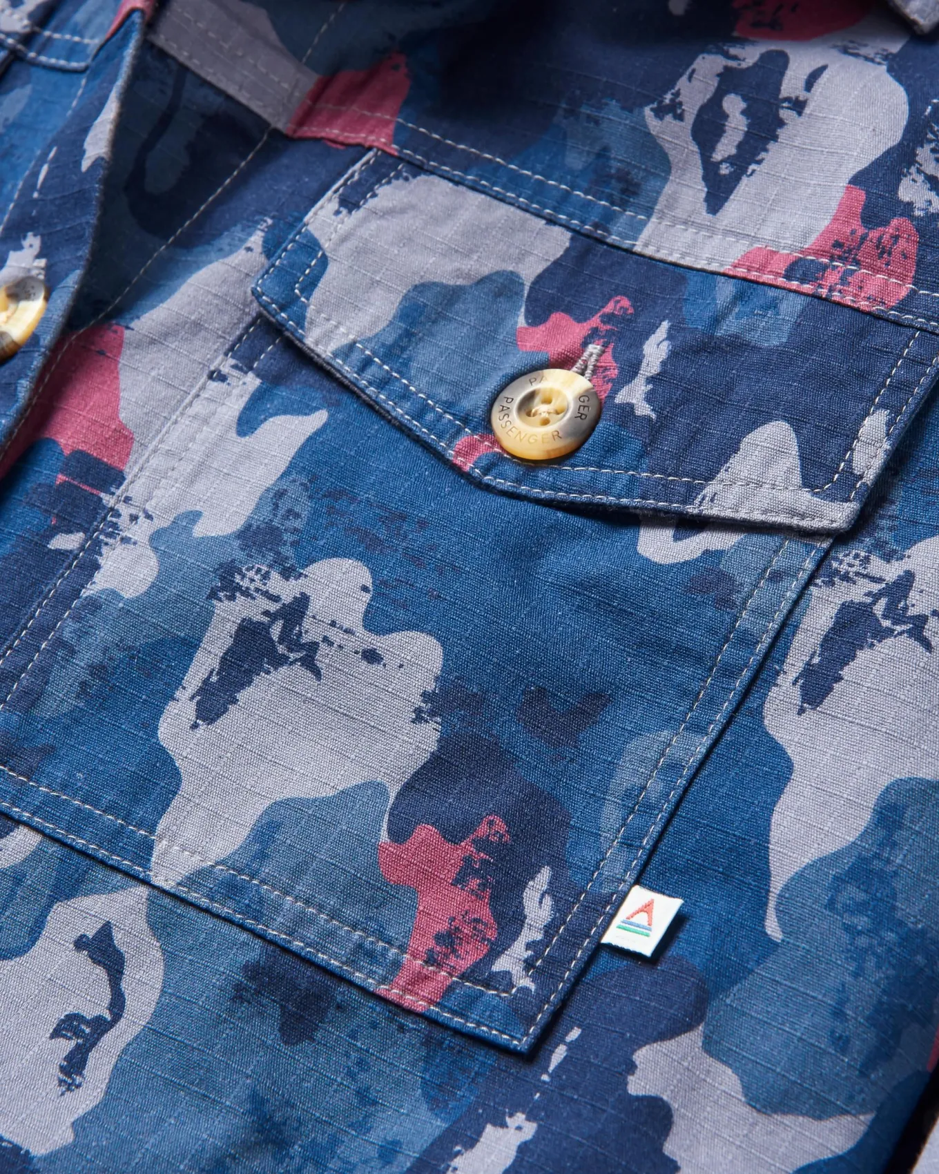 Coral Organic Langarmshirt - Ahorn Camo