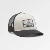 Core recycelte Baumwoll-Trucker-Kappe - Schwarz/Weiß