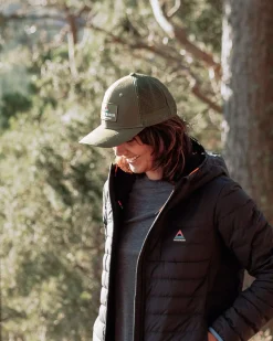 Core recycelte Baumwoll-Trucker-Kappe - Khaki