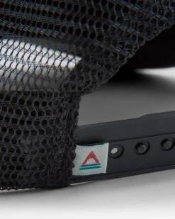 Core recycelte Baumwoll-Trucker-Kappe - Schwarz/Weiß