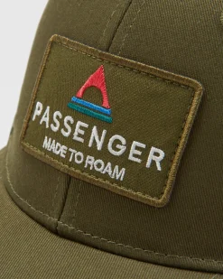 Core recycelte Baumwoll-Trucker-Kappe - Khaki