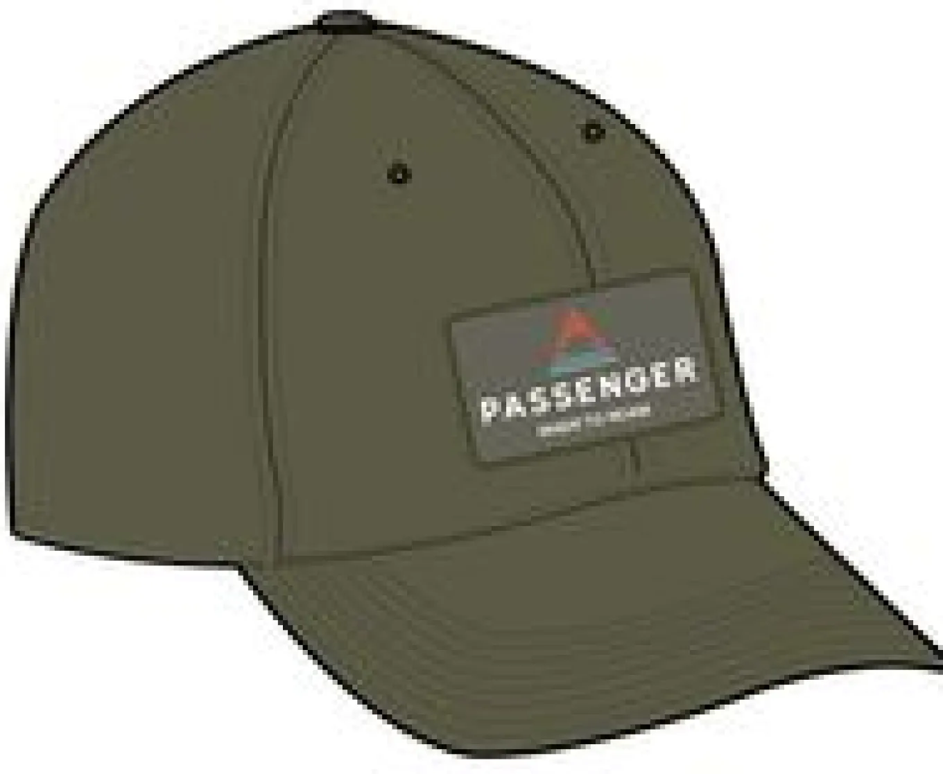 Core recycelte Baumwoll-Trucker-Kappe - Khaki