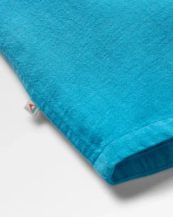 Cove Bio-Baumwolle Kurzarmhemd - Blauer Pool