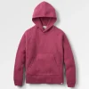 Cove Recycelter Gestrickter Hoodie - Rhabarber