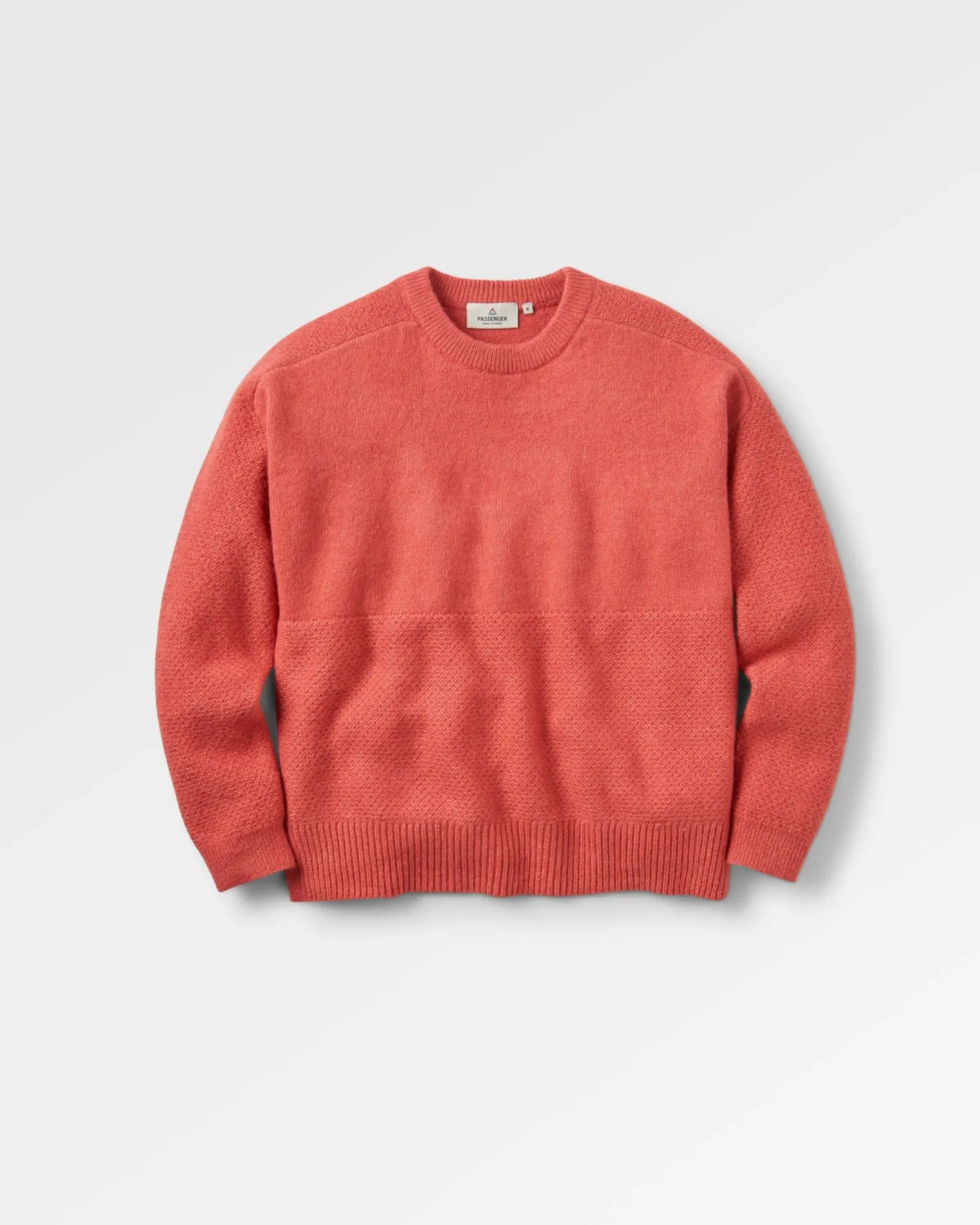 Cove Recycelter Gestrickter Pullover - Mineralrot