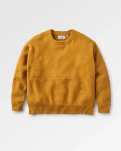 Cove Recycelter Gestrickter Pullover - Bernsteingold
