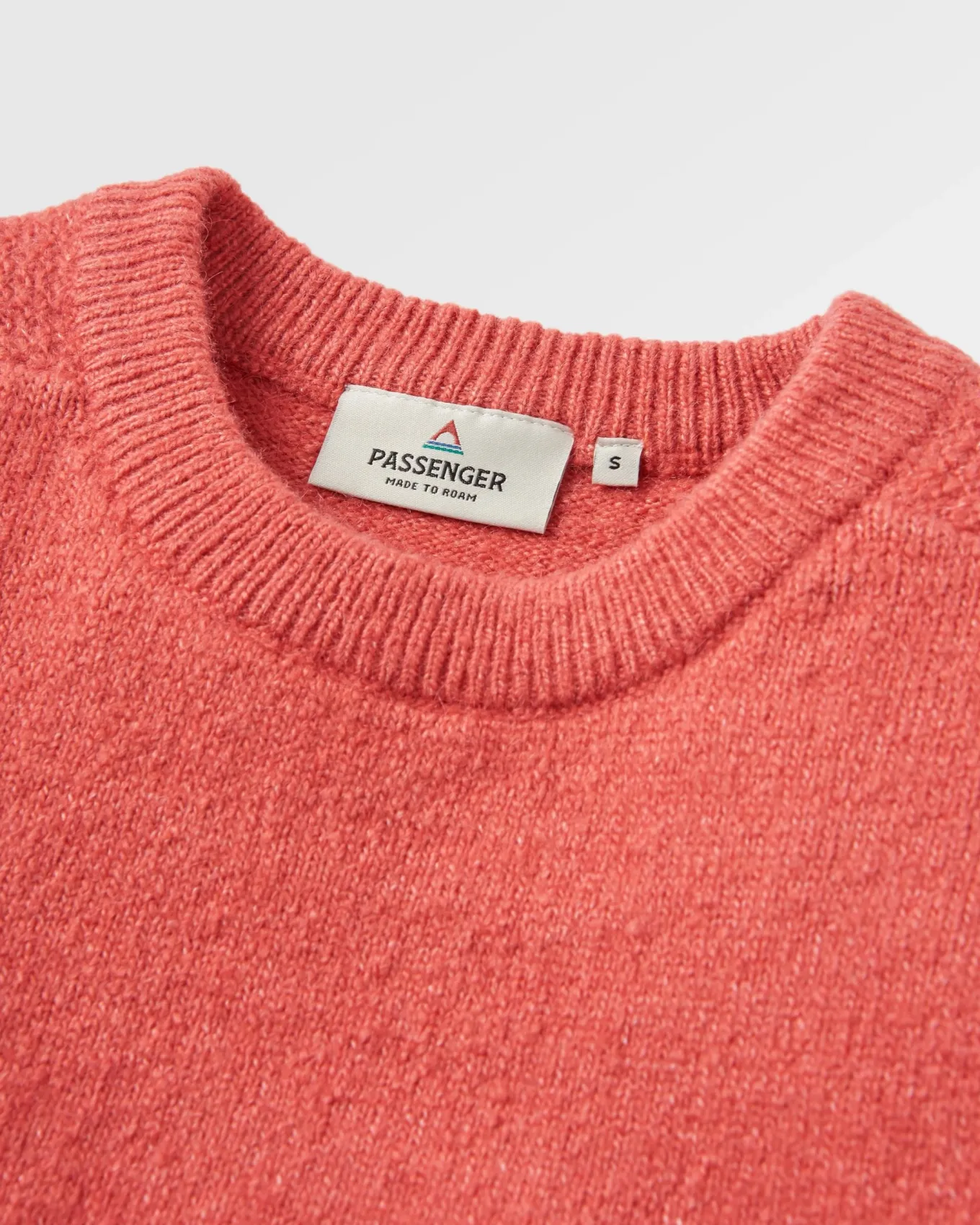 Cove Recycelter Gestrickter Pullover - Mineralrot
