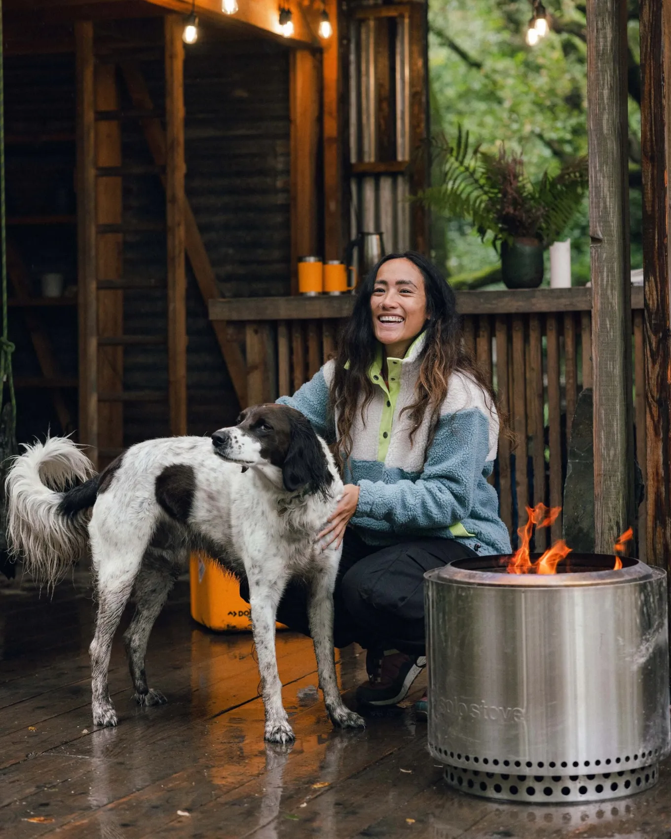 Create recyceltes Deep-Pile Sherpa-Fleece - Arktis