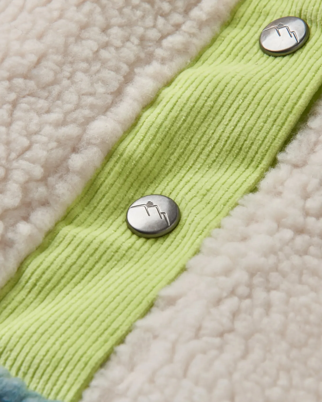 Create recyceltes Deep-Pile Sherpa-Fleece - Arktis