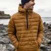Crest Recycelte Isolierjacke - Goldbraun