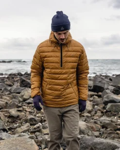 Crest Recycelte Isolierjacke - Goldbraun