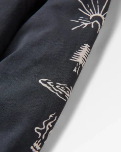Dawn Recyceltes Baumwoll-Langarmshirt - Schwarz