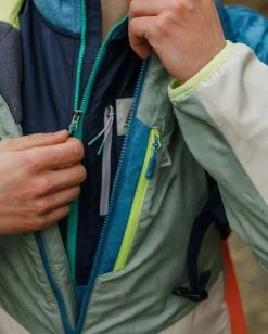 Daybreak Light Recycelte Thermore® Isolierte Jacke - Pistazie/Blaustahl