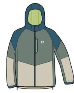 Daybreak Light Recycelte Thermore® Isolierte Jacke - Pistazie/Blaustahl