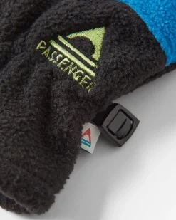 Daytrip Recycelte Polar-Fleece Touchscreen-Handschuhe - Schwarz/Tidenblau