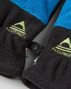 Daytrip Recycelte Polar-Fleece Touchscreen-Handschuhe - Schwarz/Tidenblau