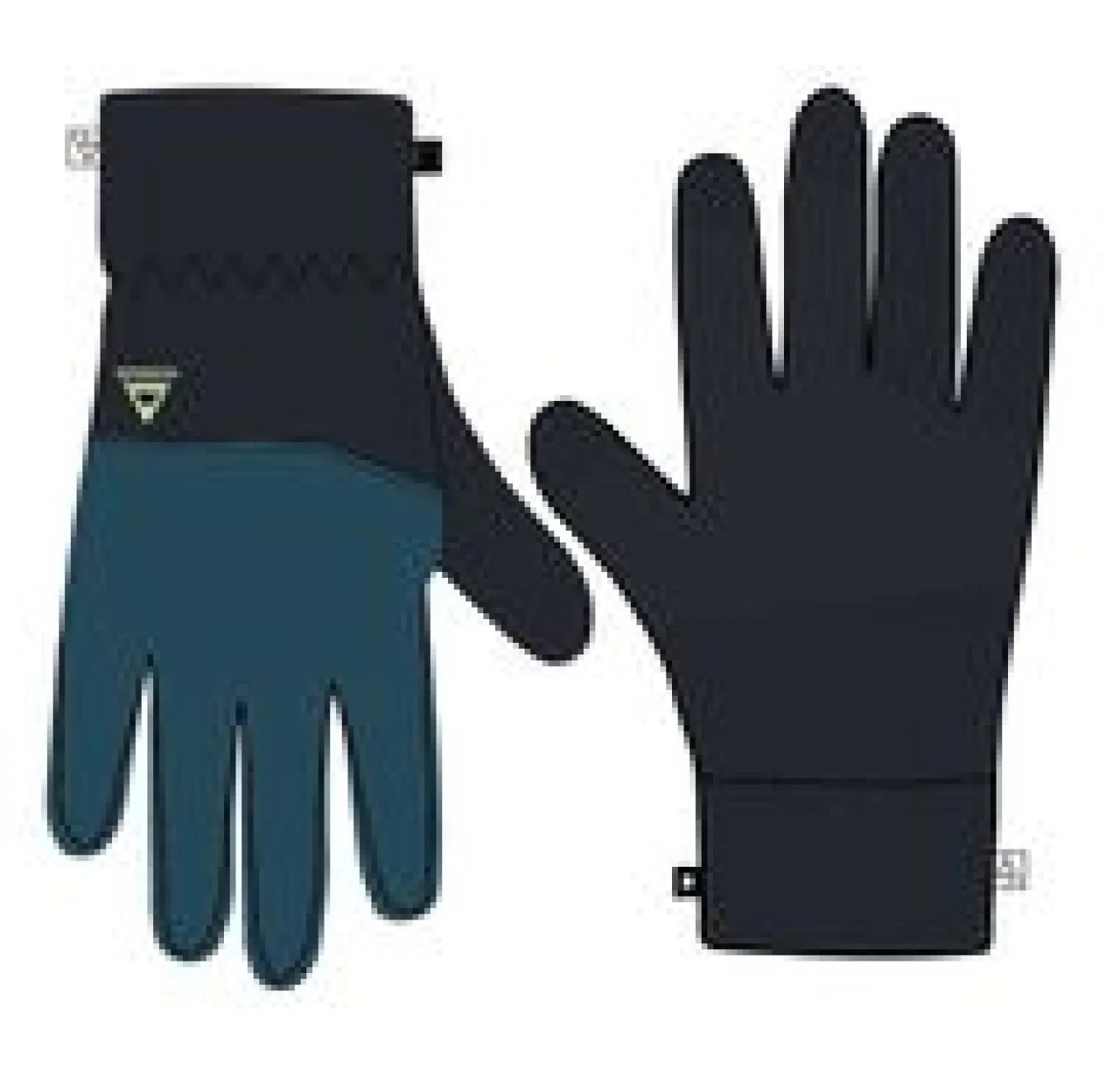 Daytrip Recycelte Polar-Fleece Touchscreen-Handschuhe - Schwarz/Tidenblau