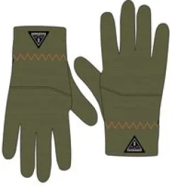 Daytrip Recycelte Polar-Fleece Touchscreen-Handschuhe - Khaki