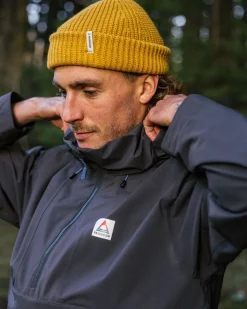 Diablo Wasserabweisender Smock aus recyceltem Material - Verblasstes Schwarz