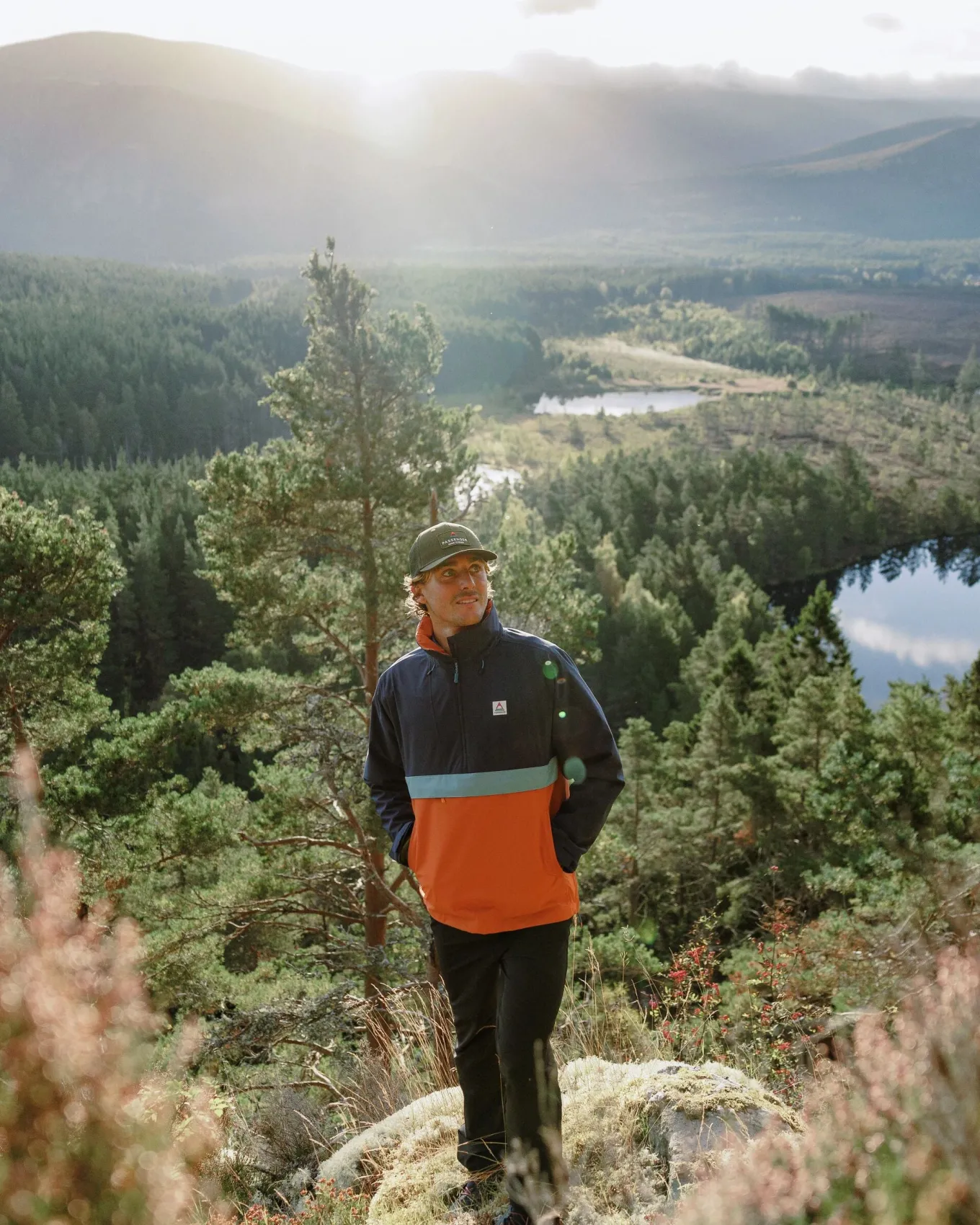 Diablo Wasserabweisender Smock aus recyceltem Material - Tiefes Marineblau