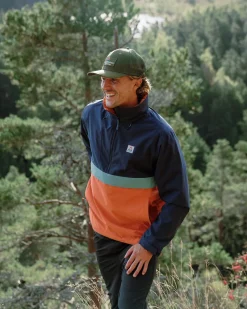 Diablo Wasserabweisender Smock aus recyceltem Material - Tiefes Marineblau