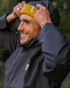 Diablo Wasserabweisender Smock aus recyceltem Material - Verblasstes Schwarz