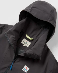 Diablo Wasserabweisender Smock aus recyceltem Material - Verblasstes Schwarz