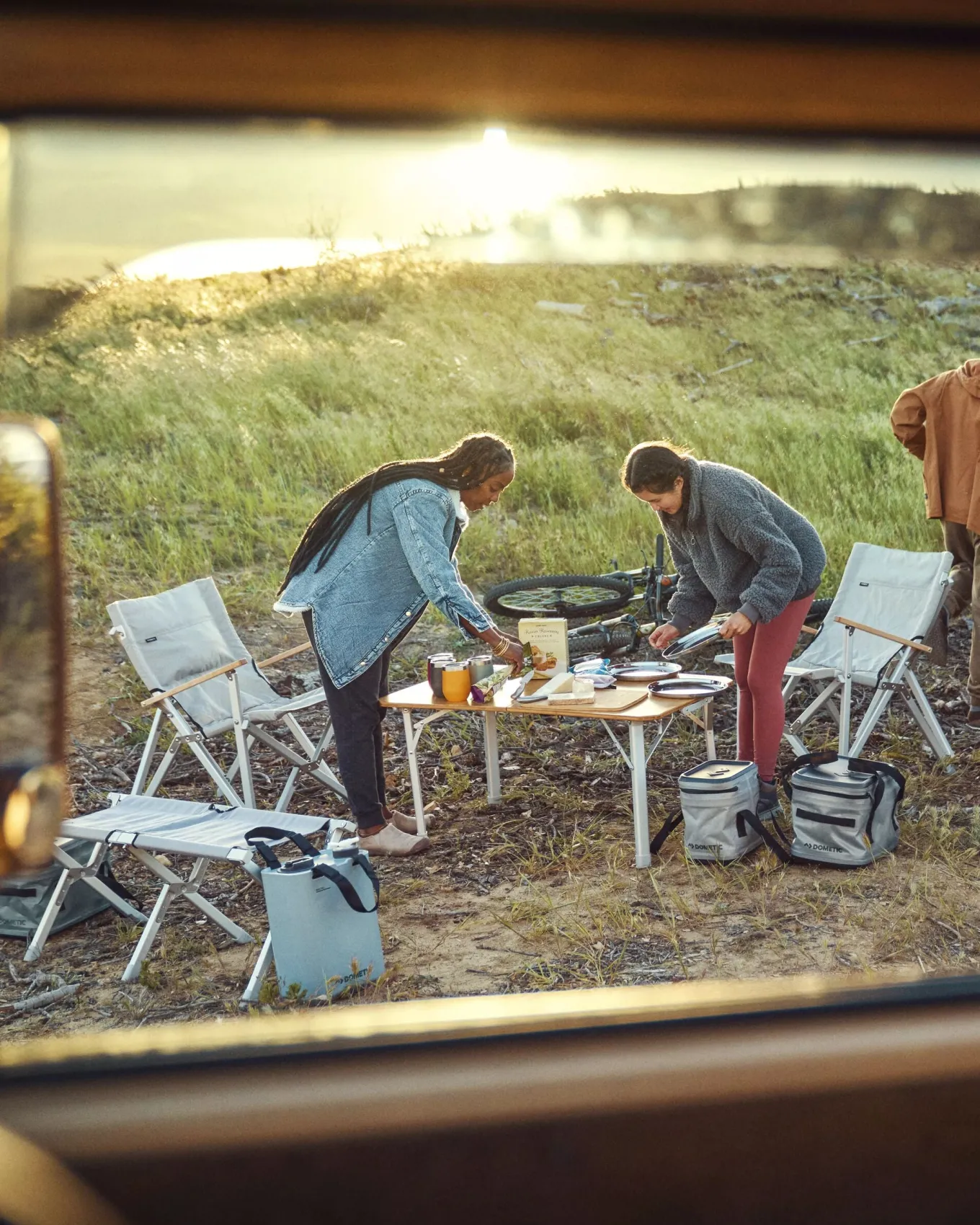 Dometic Kompakte Campingbank - Schlamm
