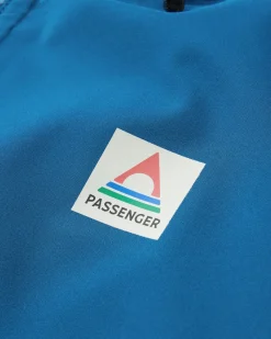 Downpour Recycelte Wasserdichte Jacke - Gezeitenblau/Blaustahl
