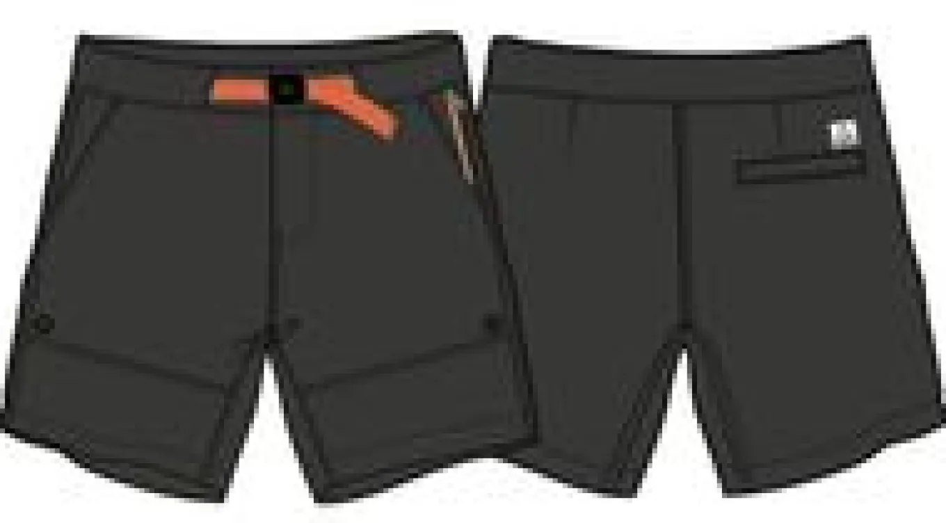 Drift Allzweck-Shorts - Echtes Schwarz