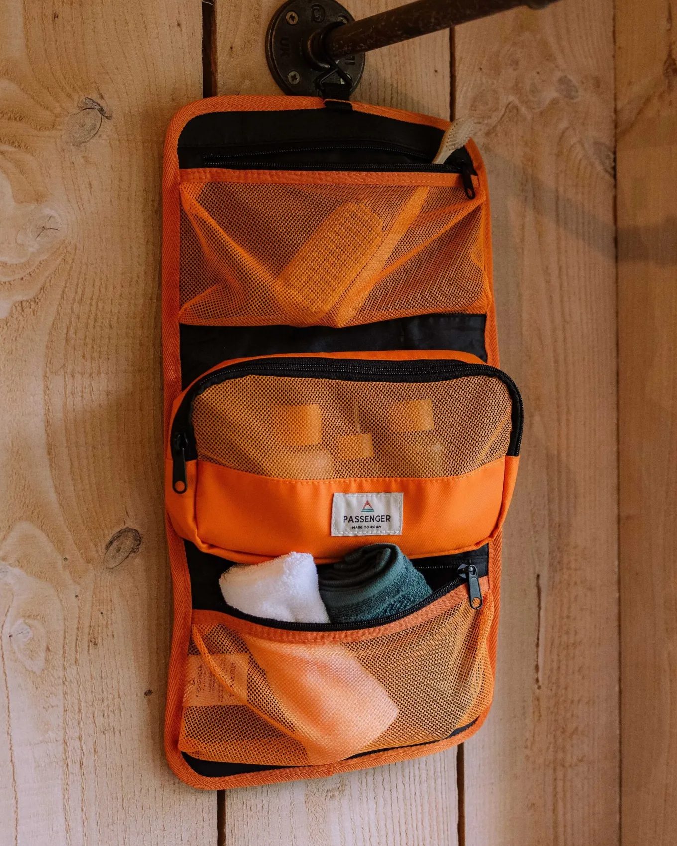 Drop Recyceltes Waschset - Sonnenaufgang Orange