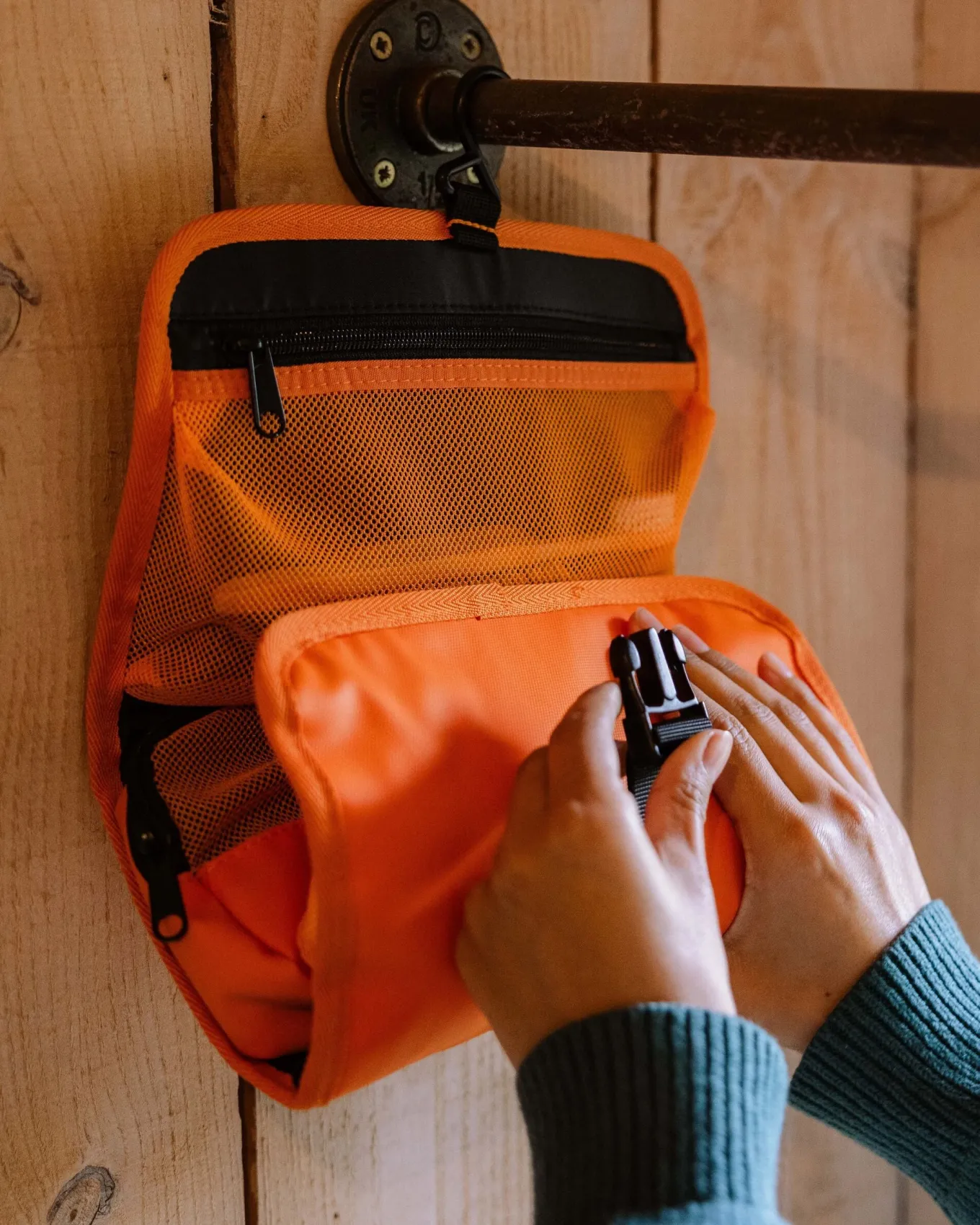 Drop Recyceltes Waschset - Sonnenaufgang Orange